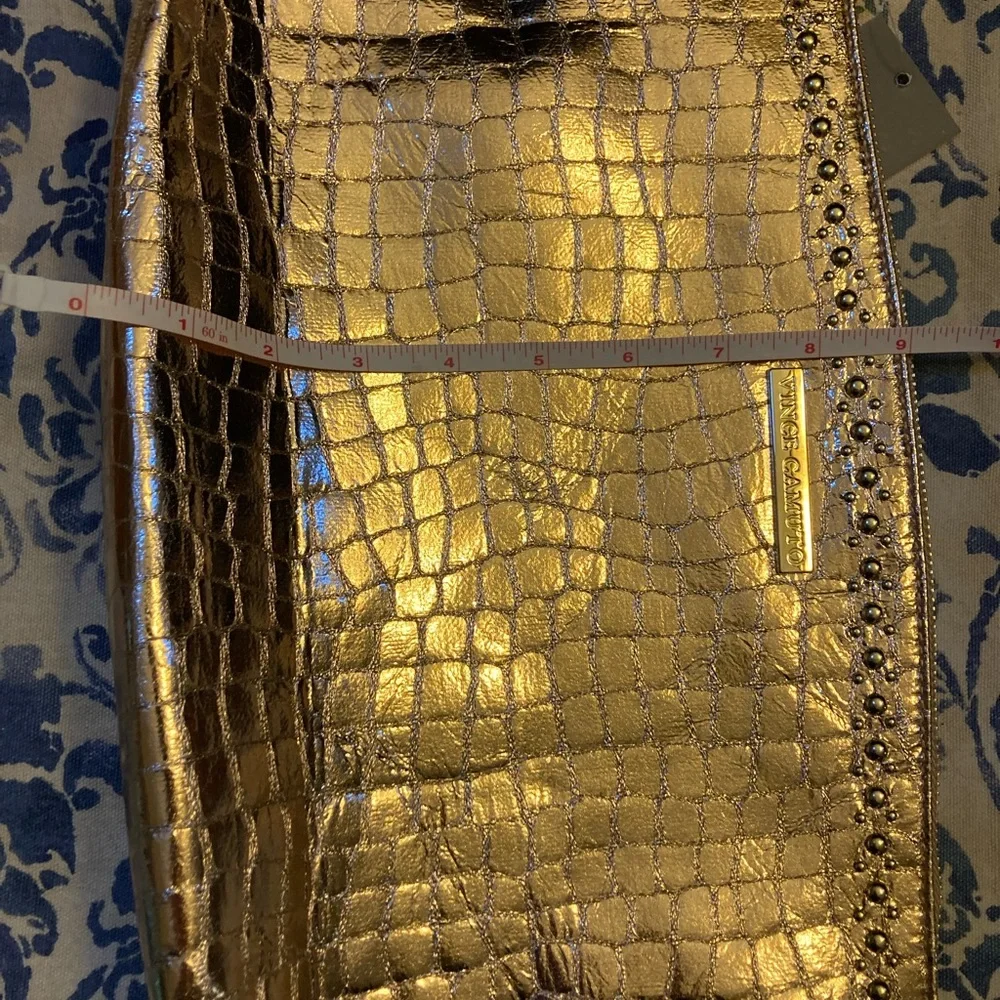 Vince Camuto rose gold travel bag / large clutch - Picture 8 of 8